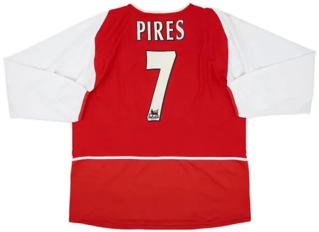 Nike 2002-04 Arsenal Home L/S Shirt Pires #7 - 7/10 - (XXL)