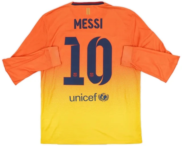 Nike 2012-13 Barcelona Away L/S Shirt Messi #10 - 8/10 - (M)