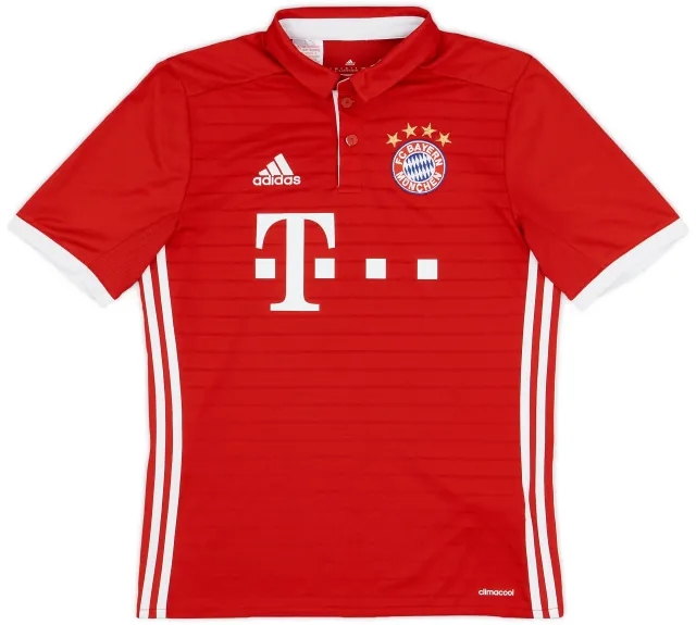 adidas 2016-17 Bayern Munich Home Shirt - 9/10 - (XL.Boys)