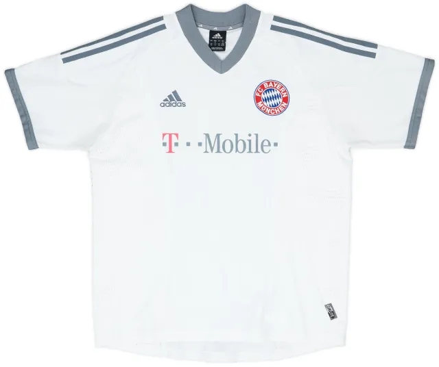 adidas 2002-03 Bayern Munich Away Shirt - 7/10 - (XL.Boys)