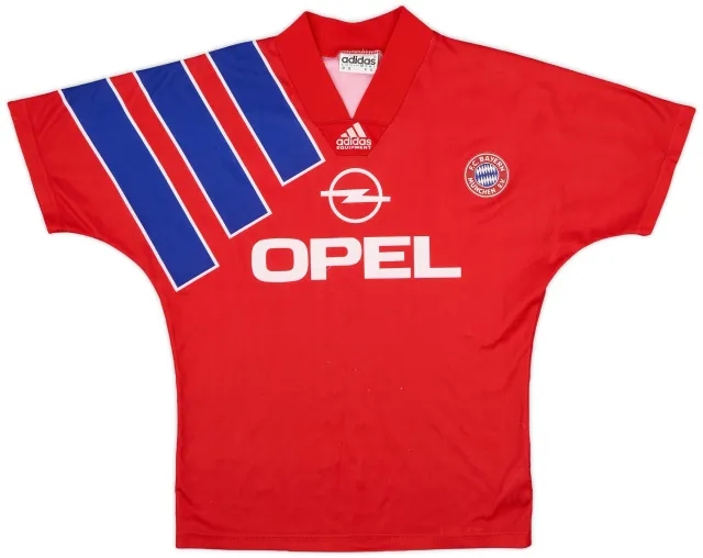 adidas 1991-93 Bayern Munich Home Shirt - 6/10 - (L)