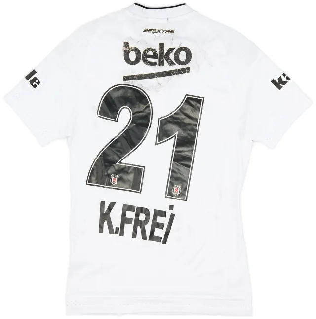 adidas 2015-16 Besiktas Home Shirt K. Frei #21 - 4/10 - (S)