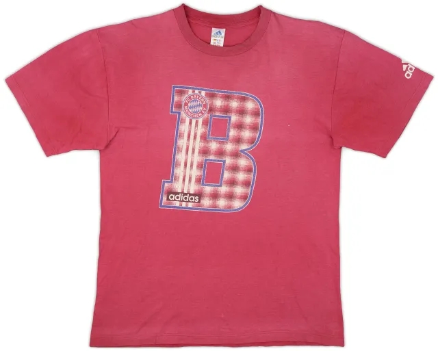 1996-97 Bayern Munich adidas Graphic Tee - 5/10 - (L)