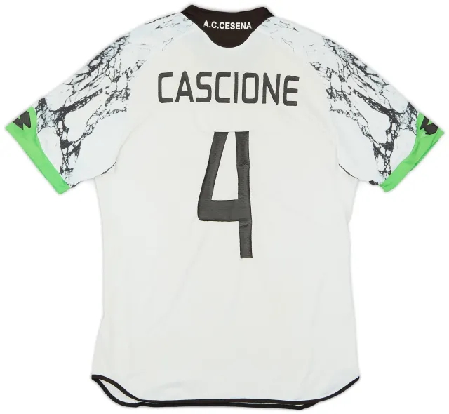 Lotto 2015-16 Cesena Home Shirt Cascione #4 - 4/10 - (M)