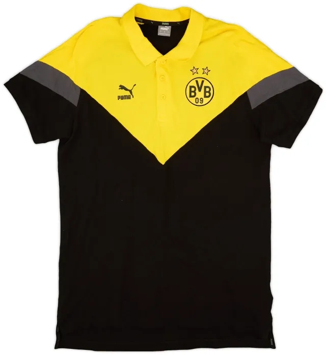2019-20 Borussia Dortmund Puma Polo Shirt - 9/10 - (L)