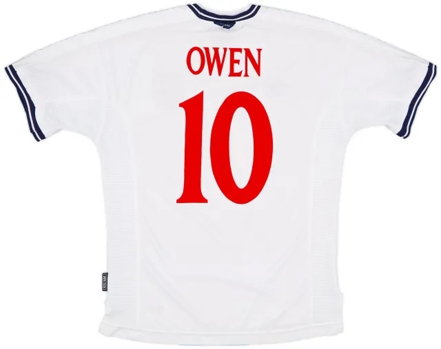 Umbro 1999-01 England Home Shirt Owen #10 - 7/10 - (L)