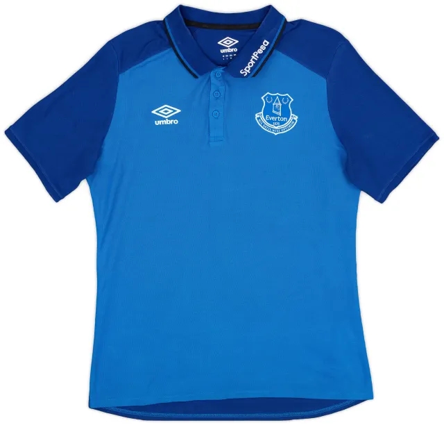 2019-20 Everton Umbro Polo Shirt - 9/10 - (L)