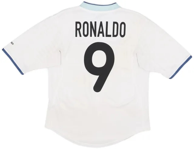 Nike 2000-01 Inter Milan Away Shirt Ronaldo #9 - 6/10 - (S)