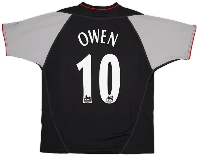 Reebok 2002-04 Liverpool Away Shirt Owen #10 - 8/10 - (L)