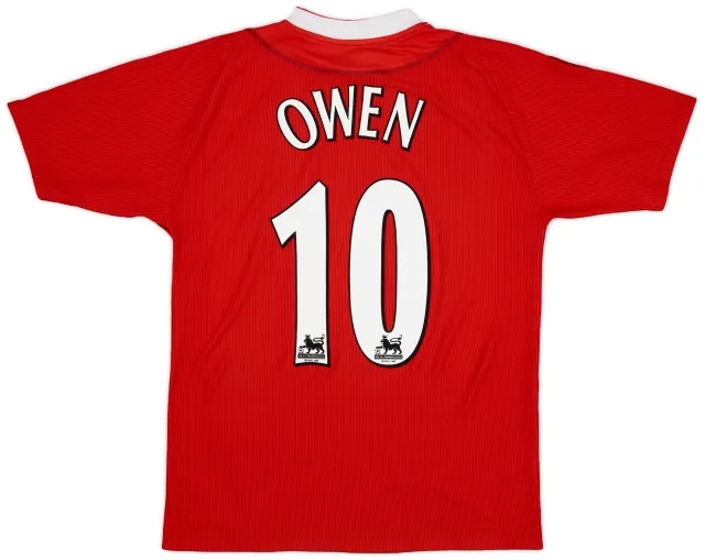 Reebok 2002-04 Liverpool Home Shirt Owen #10 - 7/10 - (M)