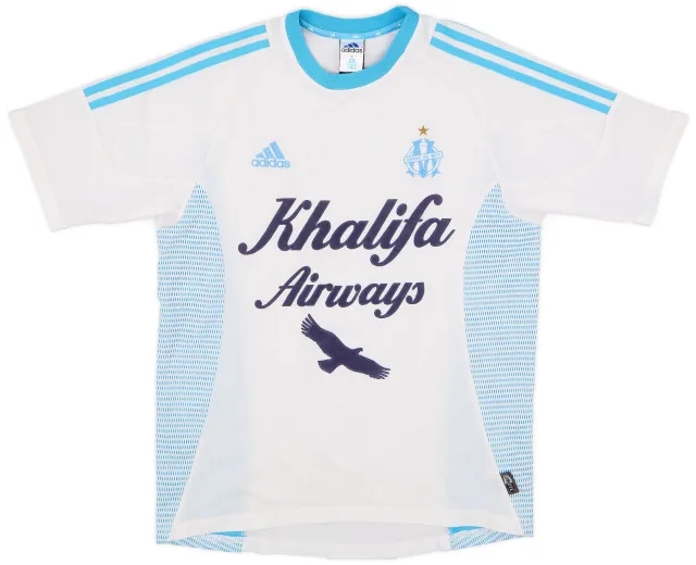 adidas 2002-03 Olympique Marseille Home Shirt - 6/10 - (S)