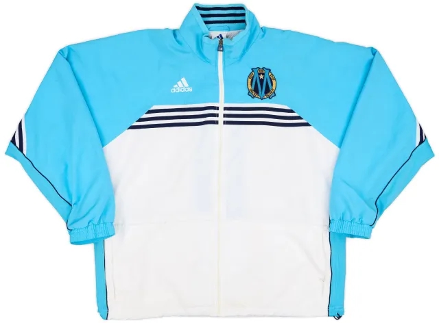 1999-00 Olympique Marseille adidas Track Jacket - 6/10 - (XL)