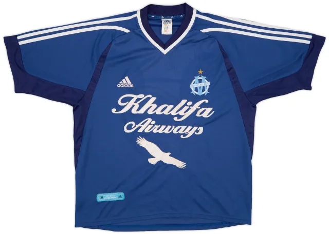 adidas 2001-02 Olympique Marseille Third Shirt - 6/10 - (L)