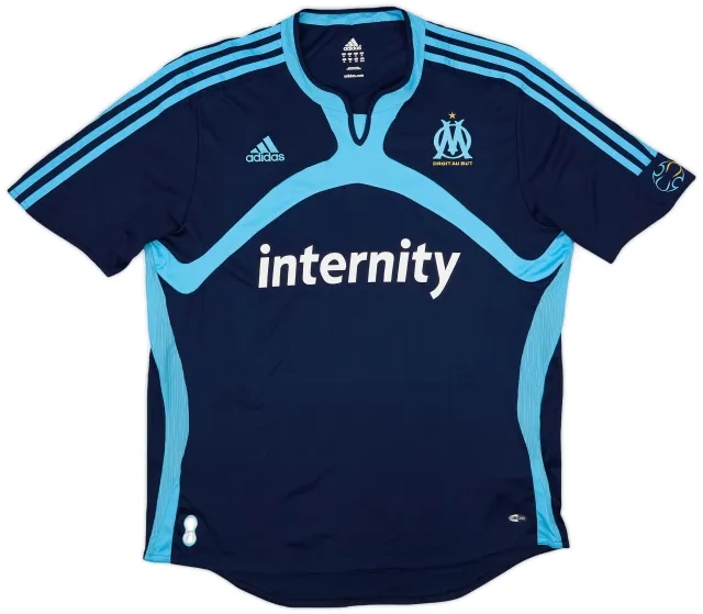 adidas 2006-07 Olympique Marseille Third Shirt - 9/10 - (XL)