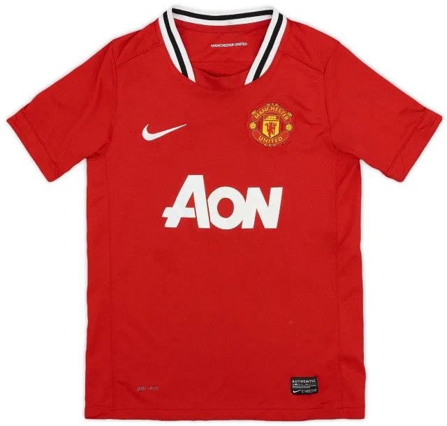 Nike 2011-12 Manchester United Home L/S Shirt Rooney #10 - 8/10 - (XXL)
