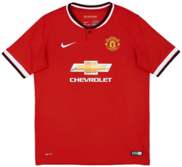 Nike 2014-15 Manchester United Home Shirt - 8/10 - (XL.Boys)