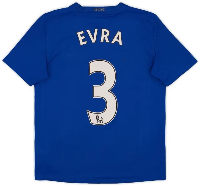 Nike 2008-09 Manchester United Third Shirt Evra #3 - 6/10 - (L.Boys)