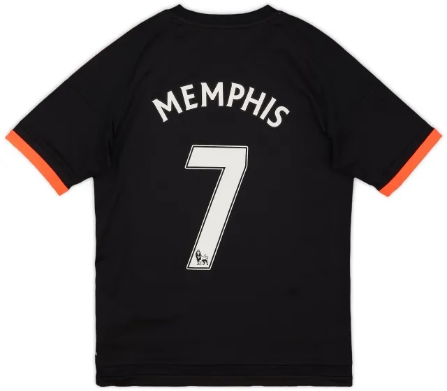 adidas 2015-16 Manchester United Third Shirt Memphis #7 - 7/10 - (XL.Boys)