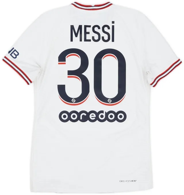 Nike 2021-22 Paris Saint-Germain Authentic Fourth Shirt Messi #30 - 7/10 - (S)