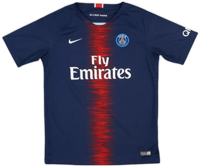 Nike 2018-19 Paris Saint-Germain Home Shirt - 9/10 - (XL.Boys)