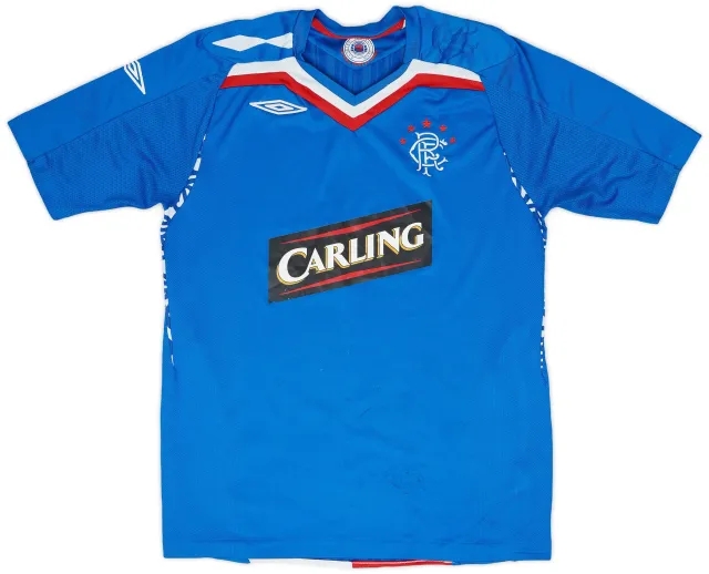 Umbro 2007-08 Rangers Home Shirt - 7/10 - (M)