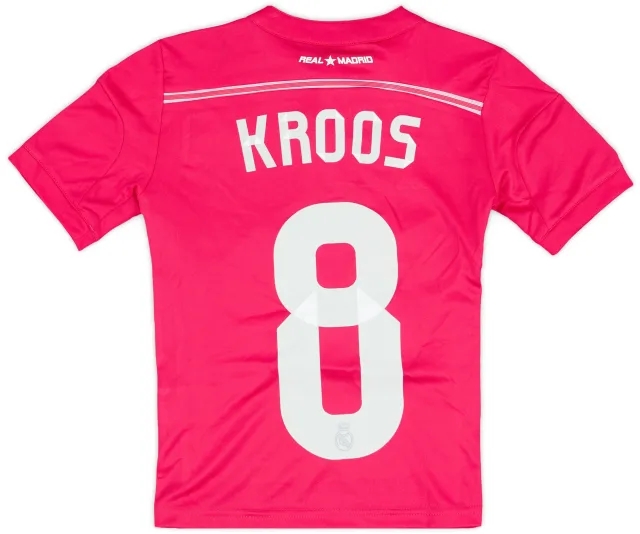adidas 2014-15 Real Madrid Away Shirt Kroos #8 (7-8 Years)