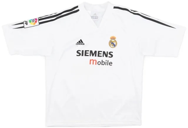 adidas 2004-05 Real Madrid Home Shirt - 7/10 - (M.Boys)