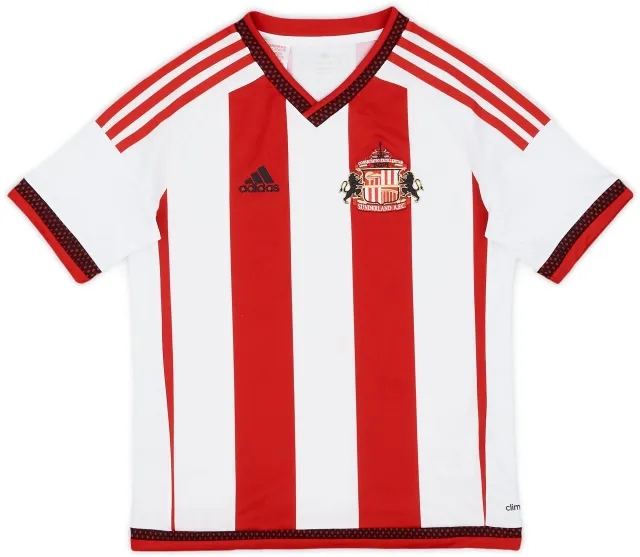 adidas 2015-16 Sunderland Home Shirt - 8/10 - (M.Boys)