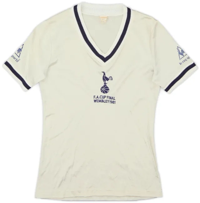 LeCoqSportif 1980-82 Tottenham 'FA Cup Final' Home Shirt - 8/10 - (M.Boys)