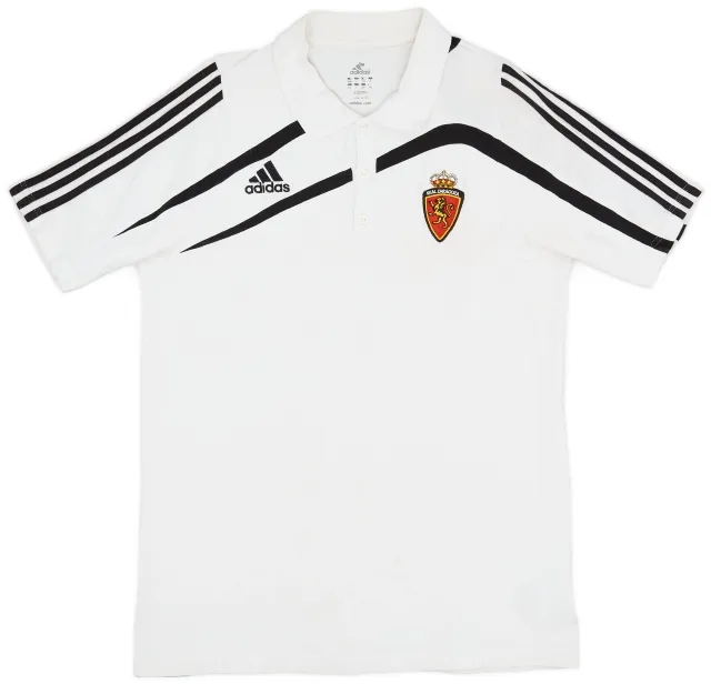 2009-10 Real Zaragoza adidas Polo Shirt - 6/10 - (L/XL)