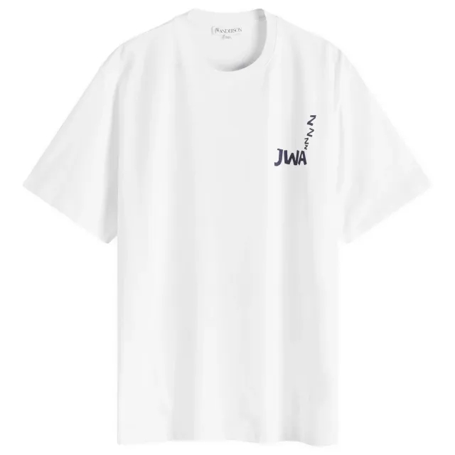 JW Anderson Men's JWA Back Print T-Shirt White