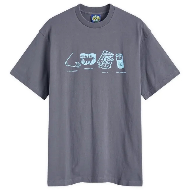 Lo-Fi Men's Inventory T-Shirt Washed Black