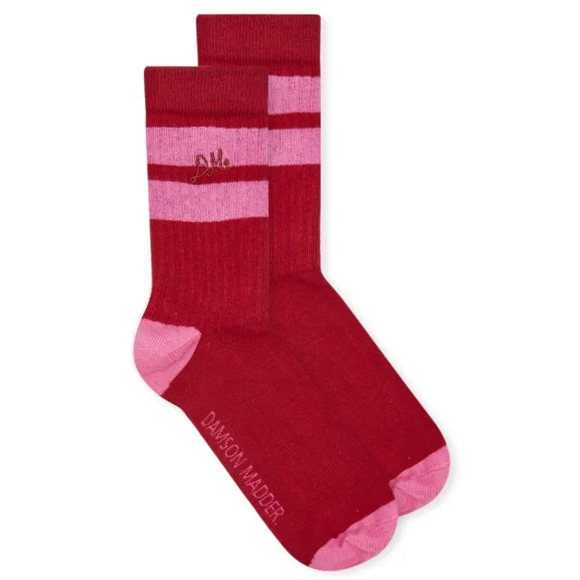 Damson Madder Women's Sporty Socks Red