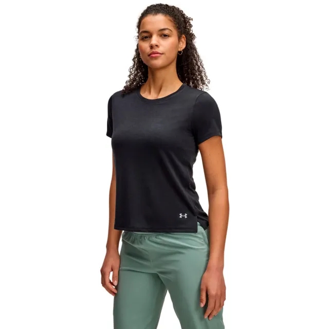 Under Armour Launch Camo Shortsleeve Running Shirt Women - Black