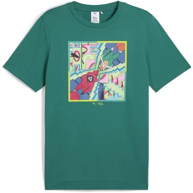 PUMA x Squid Game T-Shirt Men, Mint Tea