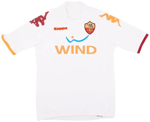 Kappa 2008-09 Roma Away Shirt #11 - 8/10 - (XL)