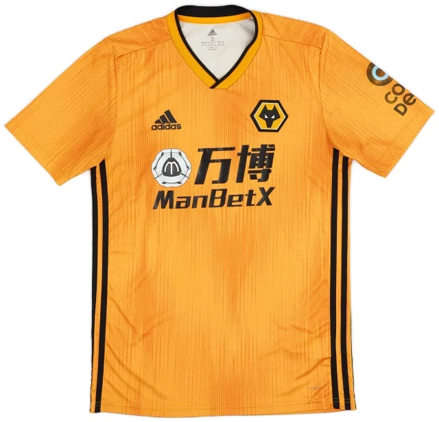 adidas 2019-20 Wolves Home Shirt Neves #8 - 7/10 - (S)