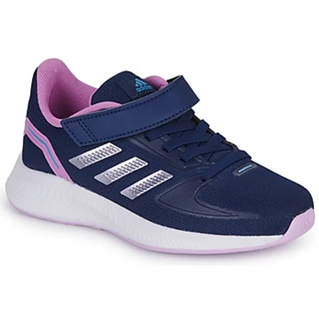 adidas  RUNFALCON 2.0 EL K  women's Running Trainers in Marine