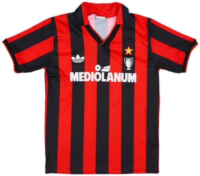 adidas 1990-91 AC Milan Home Shirt - 8/10 - (S)