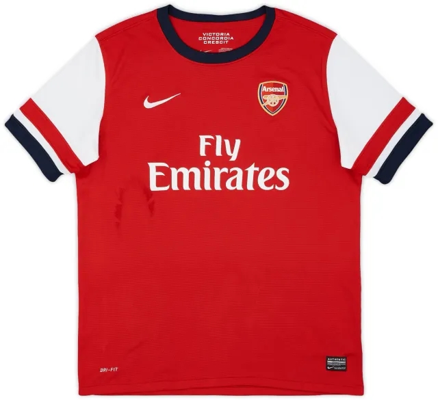 Nike 2012-14 Arsenal Home Shirt - 9/10 - (XL.Boys)