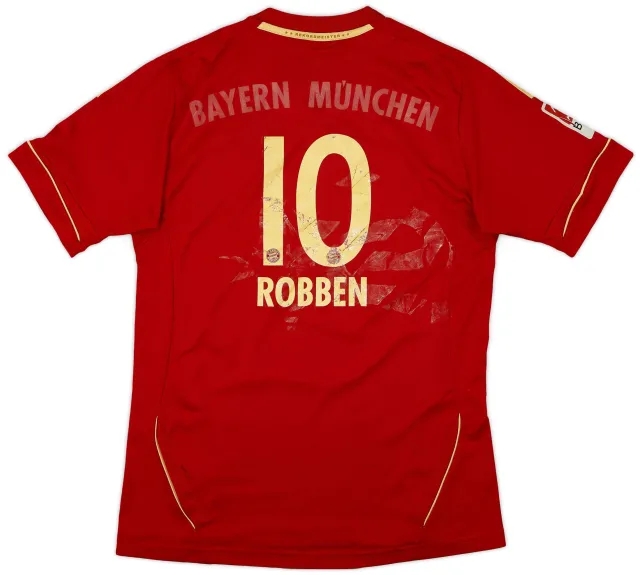 adidas 2011-13 Bayern Munich Home Shirt Robben #10 - 3/10 - (XL.Boys)