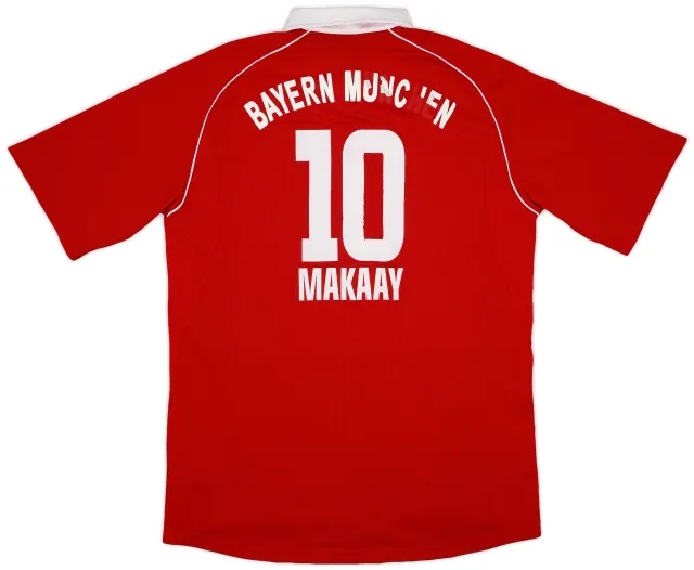 adidas 2005-06 Bayern Munich Home Shirt Makaay #10 - 5/10 - (L)
