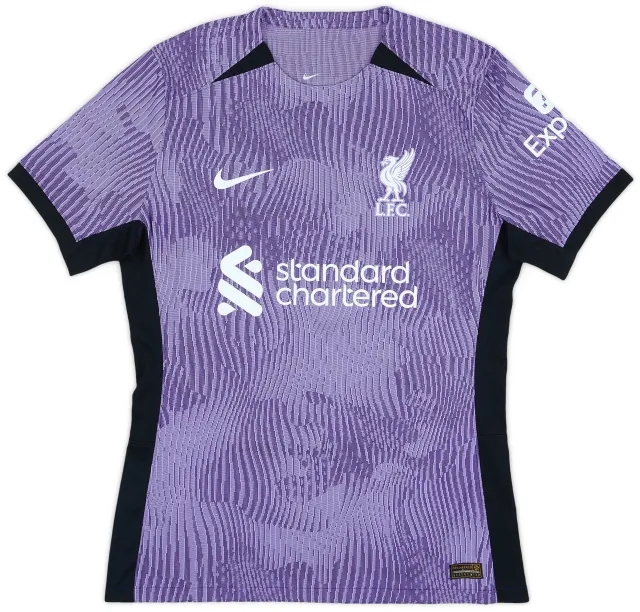 Nike 2023-24 Liverpool Player Issue Third Shirt - As New - (L)