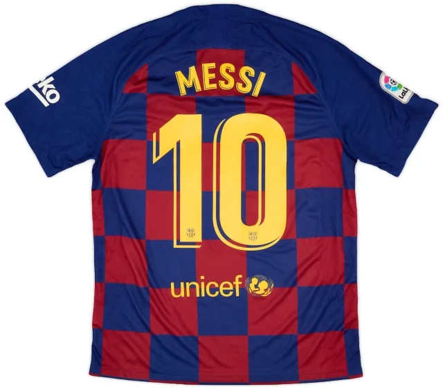 Nike 2019-20 Barcelona Home Shirt Messi #10 - 5/10 - (L)