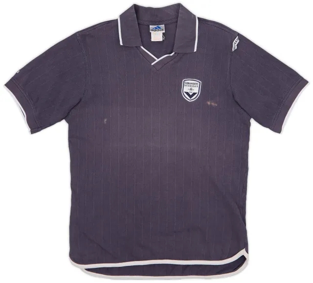 2001-02 Bordeaux adidas Polo Shirt - 4/10 - (S)