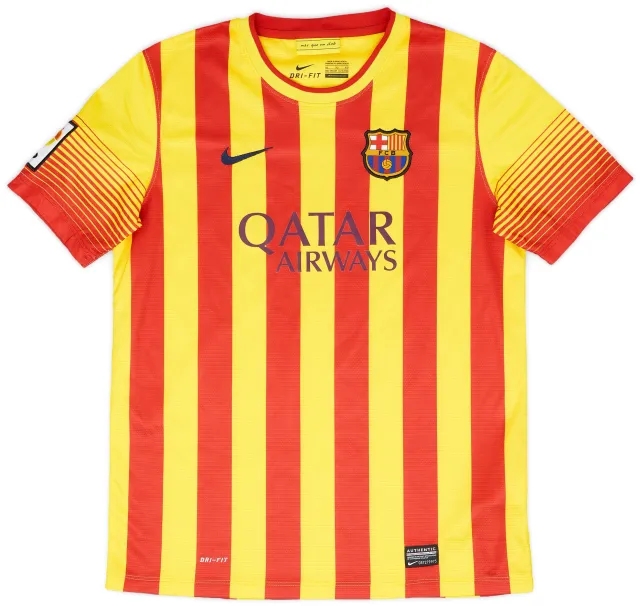 Nike 2013-15 Barcelona Away Shirt - 9/10 - (XL.Boys)