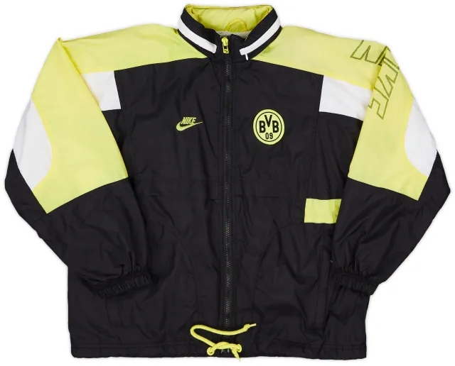 1995-96 Borussia Dortmund Nike Rain Jacket - 6/10 - (L.Boys)