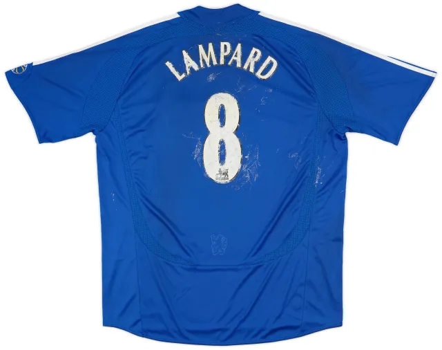 adidas 2006-08 Chelsea Home Shirt Lampard #8 - 4/10 - (XL)