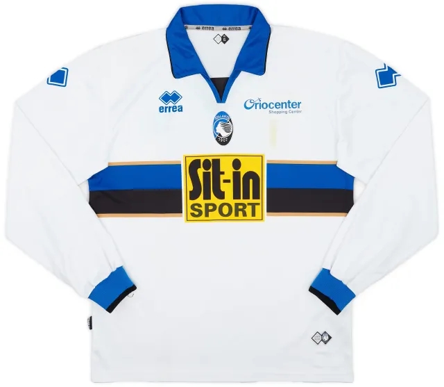 Errea 2007-08 Atalanta Away L/S Shirt #14 - 7/10 - (XL)