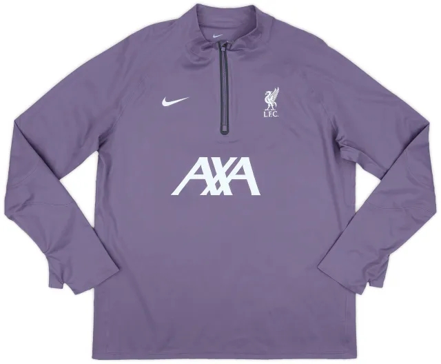 Nike 2023-24 Liverpool Player Issue 1/4 Zip Windbreaker Top - As New - (XL)